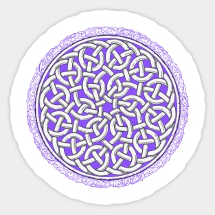 Purple Celtic Knot Sticker